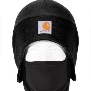 Carhartt 2 in 1 Hat Face Guard Shield BLACK NEW - New Men